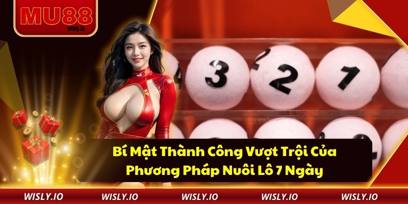 Bí Mật Thành Công Vượt Trội Của Phương Pháp Nuôi Lô 7 Ngày