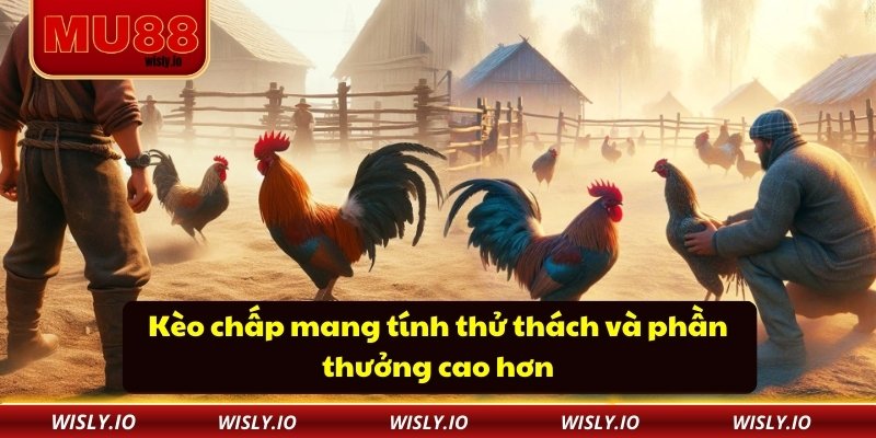 Kèo chấp mang tính thử thách và phần thưởng cao hơn