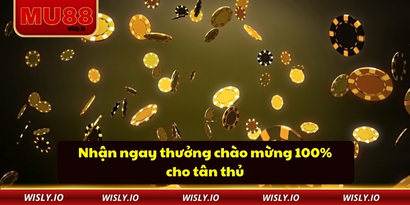 Nhận ngay thưởng chào mừng 100% cho tân thủ